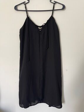 Mimi Chica Black Mini Slip Dress
